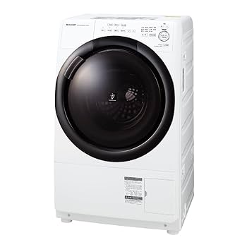 Amazon | シャープ ドラム式 洗濯乾燥機 ES-S7G-WR ヒーター